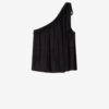 Loeva Asymmetrical Printed Muslin Top Loeva Asymmetrical Printed Muslin Top