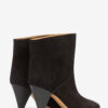 Loline High-Heeled Suede Calfskin Leather Boots Loline High-Heeled Suede Calfskin Leather Boots