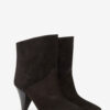 Loline High-Heeled Suede Calfskin Leather Boots Loline High-Heeled Suede Calfskin Leather Boots