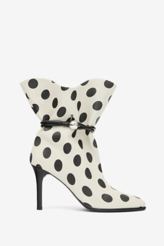 Lolya Polka Dot Leather Ankle Boots Lolya Polka Dot Leather Ankle Boots