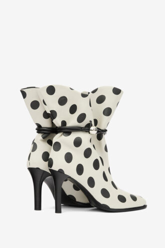 Lolya Polka Dot Leather Ankle Boots Lolya Polka Dot Leather Ankle Boots