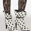 Lolya Polka Dot Leather Ankle Boots Lolya Polka Dot Leather Ankle Boots