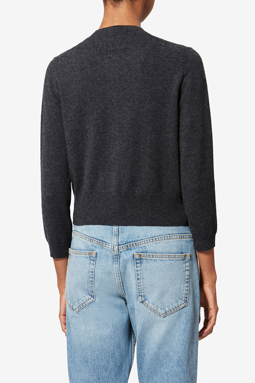 Lona Two-Toned Cotton and Wool Cardigan Lona Two-Toned Cotton and Wool Cardigan