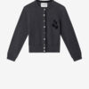 Lona Two-Toned Cotton and Wool Cardigan Lona Two-Toned Cotton and Wool Cardigan