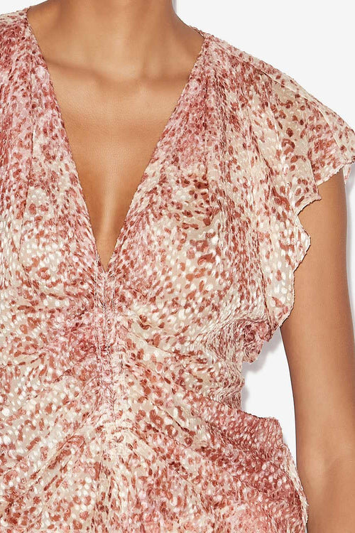 Lonea Flowing Burnout Velvet Top Lonea Flowing Burnout Velvet Top