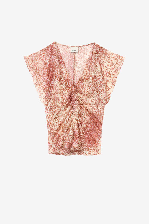 Lonea Flowing Burnout Velvet Top Lonea Flowing Burnout Velvet Top