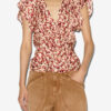 Lonea Flowing Patterned Jacquard Top Lonea Flowing Patterned Jacquard Top
