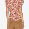 Lonea Flowing Patterned Jacquard Top Lonea Flowing Patterned Jacquard Top