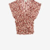 Lonea Flowing Patterned Jacquard Top Lonea Flowing Patterned Jacquard Top