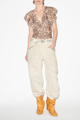 Lonea Printed Flowing Top Lonea Printed Flowing Top