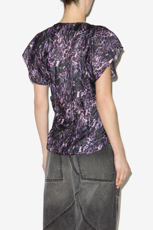 Lonea Printed Flowing Top Lonea Printed Flowing Top