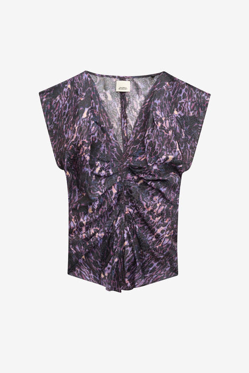 Lonea Printed Flowing Top Lonea Printed Flowing Top