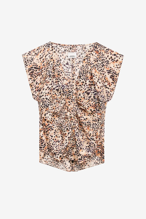 Lonea Printed Flowing Top Lonea Printed Flowing Top