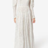 Long Floral Cotton and Silk Dress Long Floral Cotton and Silk Dress