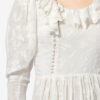 Long Floral Cotton and Silk Dress Long Floral Cotton and Silk Dress