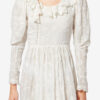 Long Floral Cotton and Silk Dress Long Floral Cotton and Silk Dress