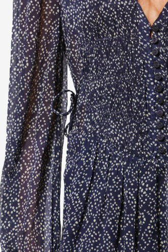 Loriena Short Printed Muslin Dress Loriena Short Printed Muslin Dress