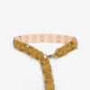 Lota Belt Interlaced with Rings and Suede Leather Lota Belt Interlaced with Rings and Suede Leather