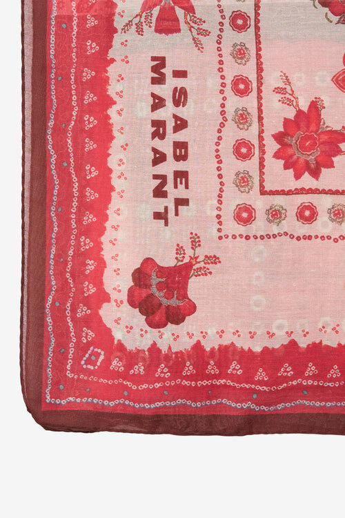 Luana Cotton and Silk Bandana Print Pareo Luana Cotton and Silk Bandana Print Pareo