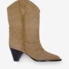 Luliette Suede Leather Ankle Boots