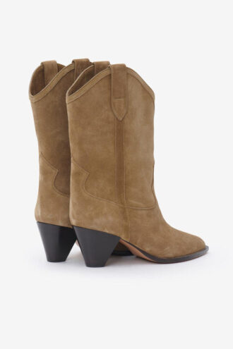 Luliette Suede Leather Ankle Boots