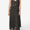 Luxie Long Printed Muslin Dress with Thin Straps Luxie Long Printed Muslin Dress with Thin Straps