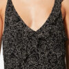 Luxie Long Printed Muslin Dress with Thin Straps Luxie Long Printed Muslin Dress with Thin Straps