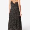 Luxie Long Printed Muslin Dress with Thin Straps Luxie Long Printed Muslin Dress with Thin Straps