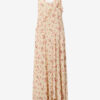 Luxie Long Printed Muslin Dress with Thin Straps Luxie Long Printed Muslin Dress with Thin Straps