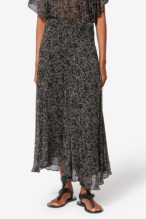 Lycia Printed Muslin Skirt Lycia Printed Muslin Skirt