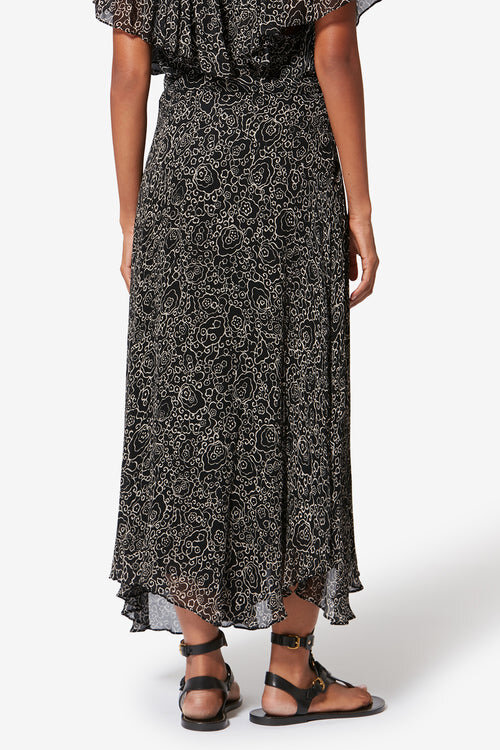 Lycia Printed Muslin Skirt Lycia Printed Muslin Skirt