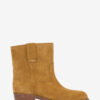 Lylie Camargue Boots in Suede Calfskin Leather
