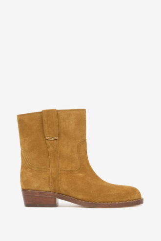 Lylie Camargue Boots in Suede Calfskin Leather Lylie Camargue Boots in Suede Calfskin Leather