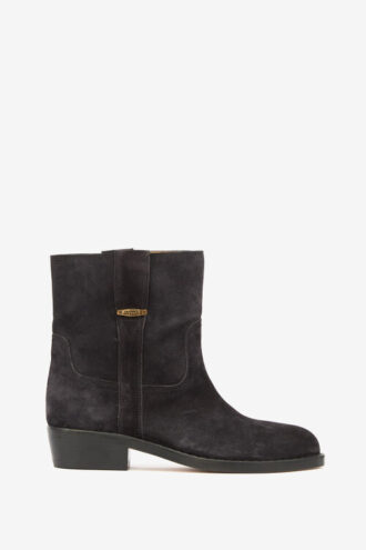 Lylie Camargue Boots in Suede Calfskin Leather Lylie Camargue Boots in Suede Calfskin Leather