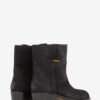 Lylie Camargue Boots in Suede Calfskin Leather