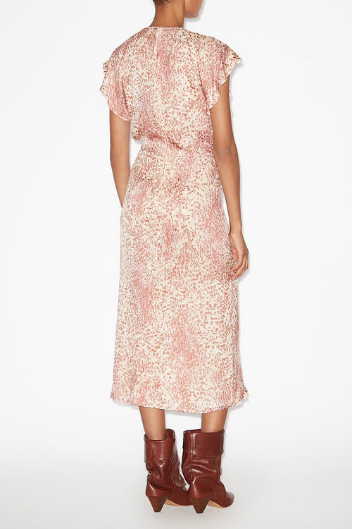 Lyndsay Burnout Velvet Midi Dress Lyndsay Burnout Velvet Midi Dress