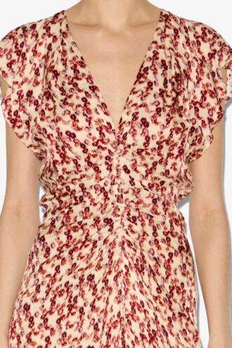 Lyndsay Patterned Jacquard Midi Dress Lyndsay Patterned Jacquard Midi Dress