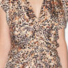 Lyndsay Printed Gathered Midi Dress Lyndsay Printed Gathered Midi Dress