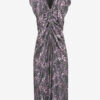 Lyndsay Printed Gathered Midi Dress Lyndsay Printed Gathered Midi Dress