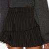 Maddy Virgin Wool Tennis Stripe Mini Skirt Maddy Virgin Wool Tennis Stripe Mini Skirt