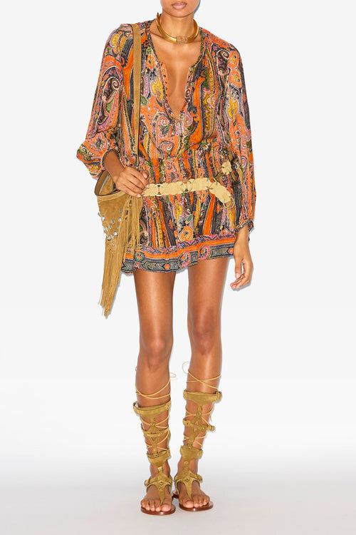 Maelly Printed Silk Shorts Maelly Printed Silk Shorts