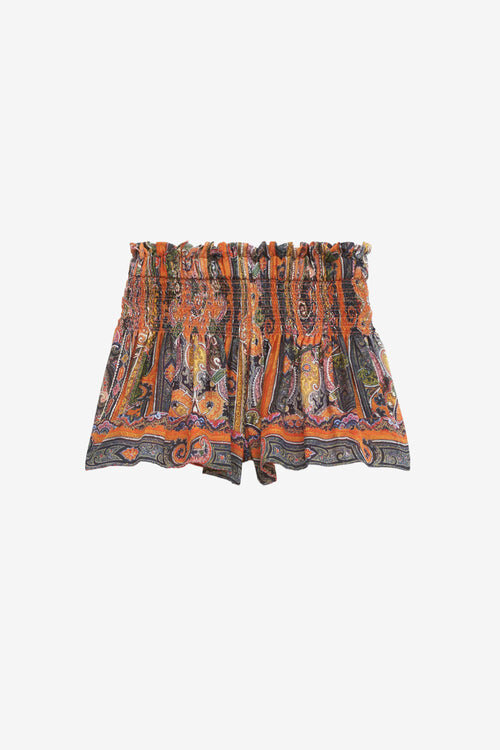 Maelly Printed Silk Shorts Maelly Printed Silk Shorts