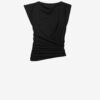 Maisan Draped Short-Sleeve T-Shirt