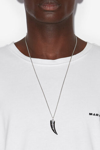 Maji Long Horn Pendant Necklace