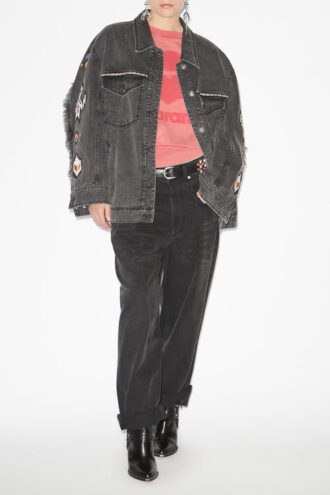 Manona Embroidered Denim Jacket