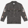 Manona Embroidered Denim Jacket