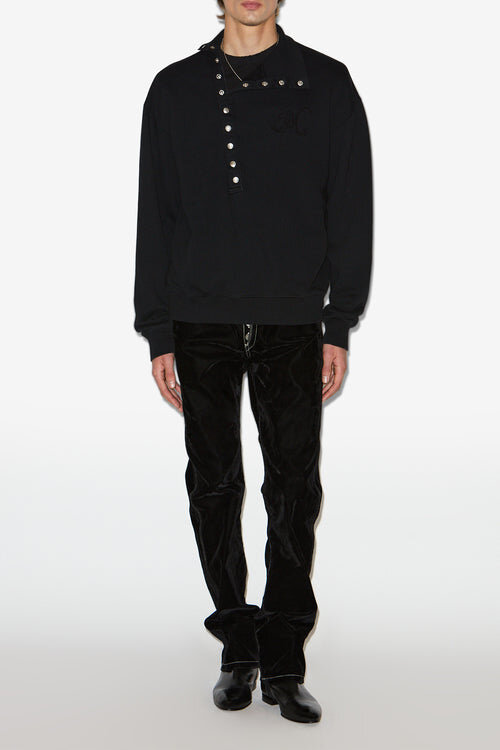 Marcos Zip-Up Collar Sweatshirt Marcos Zip-Up Collar Sweatshirt