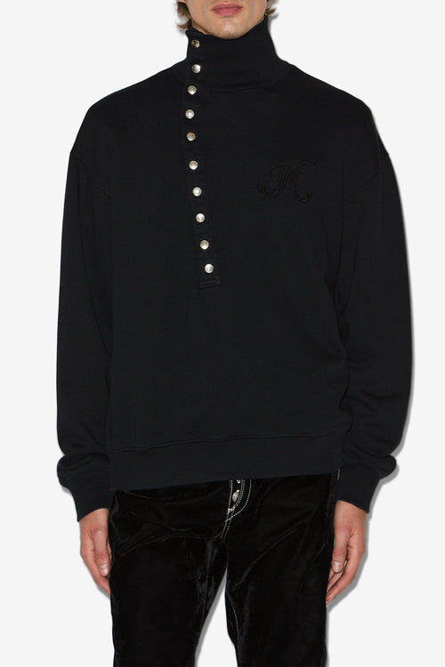 Marcos Zip-Up Collar Sweatshirt Marcos Zip-Up Collar Sweatshirt