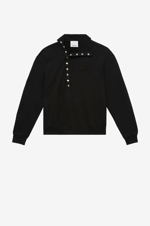 Marcos Zip-Up Collar Sweatshirt Marcos Zip-Up Collar Sweatshirt