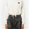 Margo Cropped Logo-Print Sweatshirt Margo Cropped Logo-Print Sweatshirt